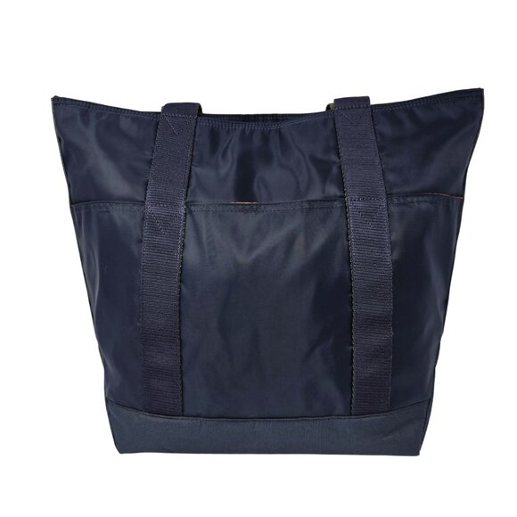 Richard James Sevile Row Tote Bag Ocean Navy Blue Padded Nylon Leather - Picture 3 of 16
